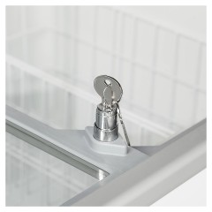 ЛАРЬ МОР.СО СТЕКЛ.КРЫШ.TEFCOLD IC400SC