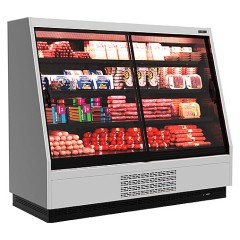 Горка холодильная Carboma F16-08 VV 1,9-1 0300 STANDARD фронт X1 версия 2.0 9006-9005