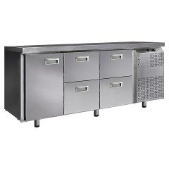 Стол холодильный Finist СХС-600-1/4 (боковой холодильный агрегат)