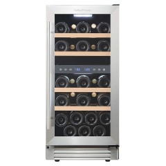 Винный шкаф Cellar Private CP027-2T серебристая дверь