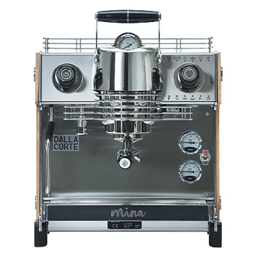 Кофемашина леверная Dalla Corte 1 MC MINA 1 WV 230 деревянный шпон