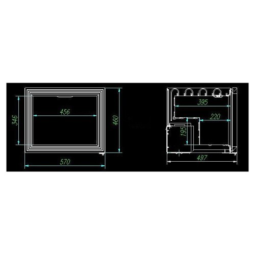Шкаф морозильный Hurakan HKN-UF50G