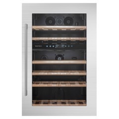 Винный шкаф Temptech Oslo OZ90DX двухзонный серебристый