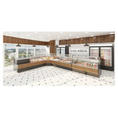 Витрина холодильная Lida Aqua-1 Self SU (1500х1250х900 мм)