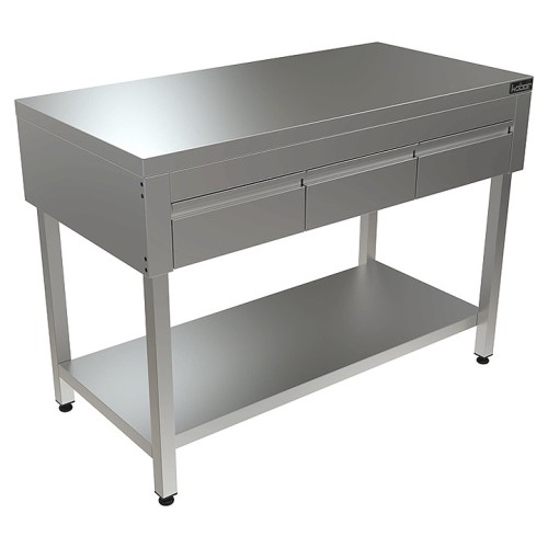 Стол с выдвижными ящиками КОБОР СПЯ-90/60/П