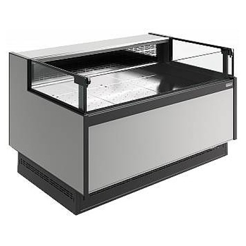 Витрина холодильная Carboma Bavaria 4 GC110 SM 1,25-2 версия 2.0 9006-9005 (без боковин)