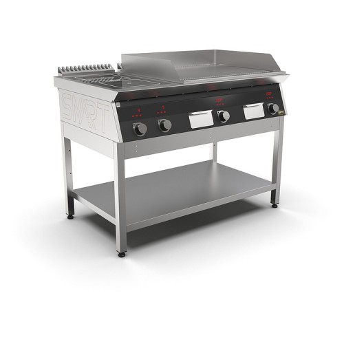 Плита индукционная комбинированная SMART INDUCTION K96-3KRRB (с грилем)