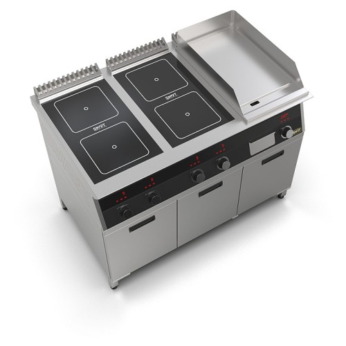 Плита индукционная комбинированная SMART INDUCTION K76-35KPB (с грилем)