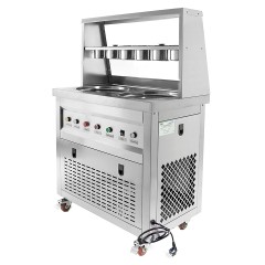 Фризер для жареного мороженого Foodatlas KCB-2Y (контейнеры, световой короб)