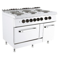 Плита электрическая Вулкан Лайт VP712962E-DOV с духовым шкафом и дверью