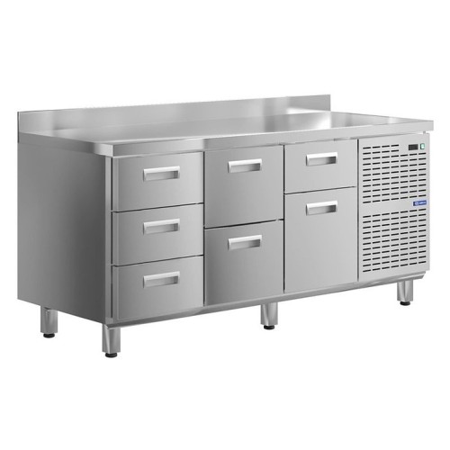 Стол холодильный KAYMAN КСХ-324/70 (7 ящиков)