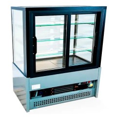 Витрина кондитерская CLSY LUXE Showcase 1,3 1370х650х1300 мм техно (черно-серый)