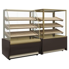 Витрина хлебная Carboma KC70 N 0,6-2 Light (0102-0109, шоколад / золото)