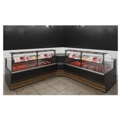 Витрина холодильная Lida K-2 S (внешний угол, 1400х1400x1250 мм, выносной агрегат)