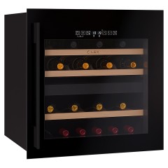 Винный шкаф Lex LWD6036BL dual zone S черный