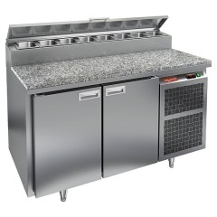 Стол для пиццы HICOLD PZ2-11/GN (1/6H) камень