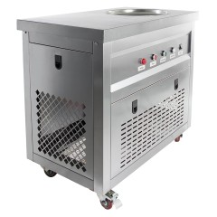 Фризер для жареного мороженого Foodatlas KCB-1Y (световой короб, стол для топпингов)