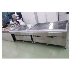 Витрина холодильная Lida Fish V1 (1200х1200х950 мм) угловая внешняя