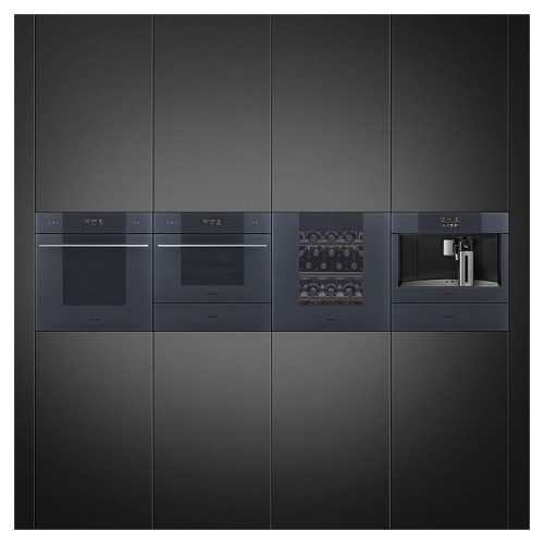 Винный шкаф SMEG CVI129G Neptune Grey серый / стекло