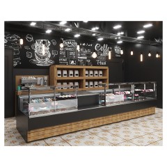 Витрина холодильная Lida K-2 U (внутренний угол, 1400х1400x1250 мм, выносной агрегат)