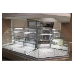 Витрина кондитерская Lida Kandi (1600х1600х1600 мм) угловая внешняя