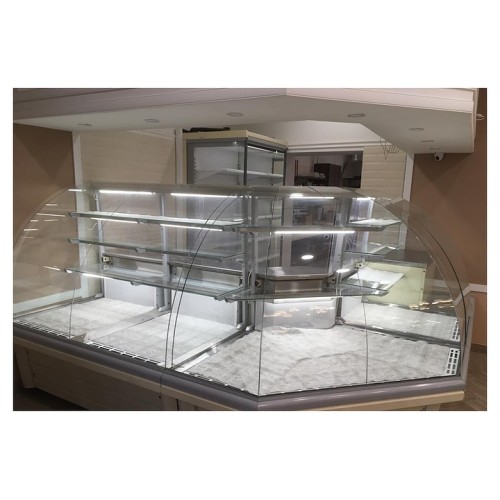 Витрина кондитерская Lida Kandi (1600х1600х1600 мм) угловая внешняя