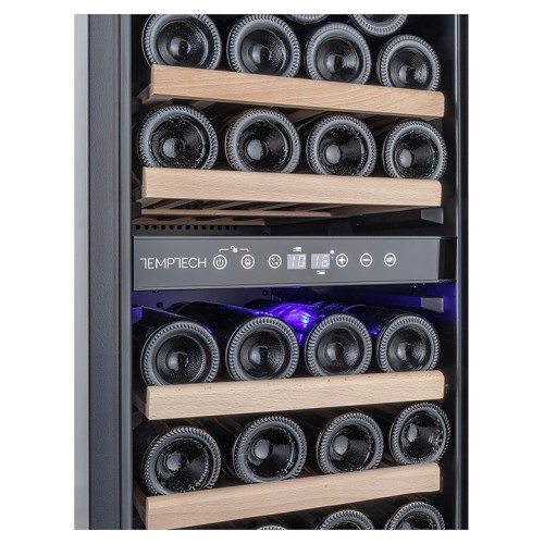 Винный шкаф Temptech Premium WPQ38DCB черный