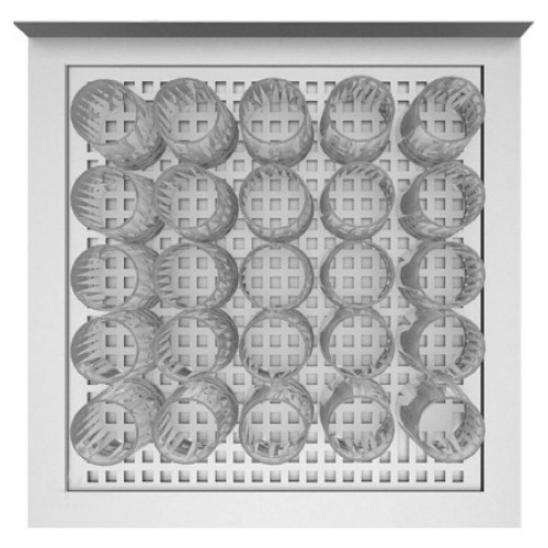 Стол спиллстоп BARMADE 700х700х900 мм с выдвижными полками