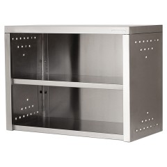 Полка кухонная Mecon Norma Inox ПНЗн 1500х400х600 мм сплошная внутренняя полка