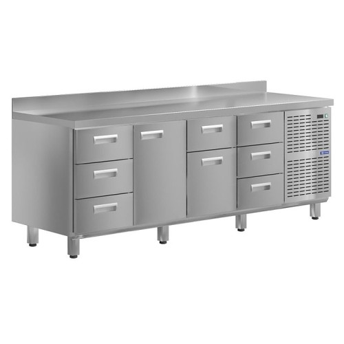 Стол холодильный KAYMAN КСХ-3143/60 (1 дверь, 8 ящиков)