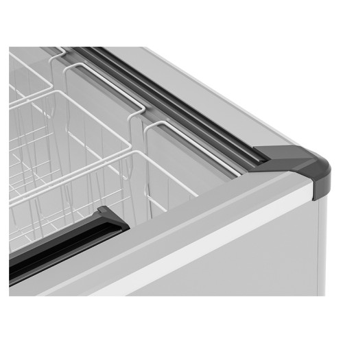 Ларь морозильный Frostor GELLAR FG 400 C V25 (алюминий) серый (R290)