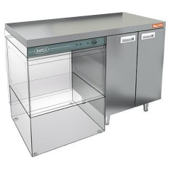 Стол под посудомоечную машину HICOLD НБМСЗКП-12/7Л c левым крылом