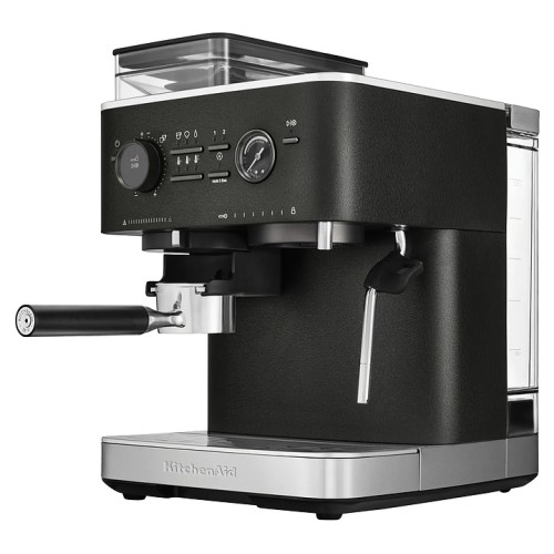 Эспрессо кофемашина полуавтоматическая KitchenAid 5KES6551EBK чугун