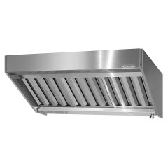 Зонт вытяжной пристенный Mecon Norma Inox ЗВПн 1800х1000х400 мм (полуоткрытый)