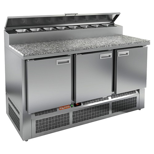 Стол для пиццы HICOLD PZE2-111GN (1/6) КАМЕНЬ