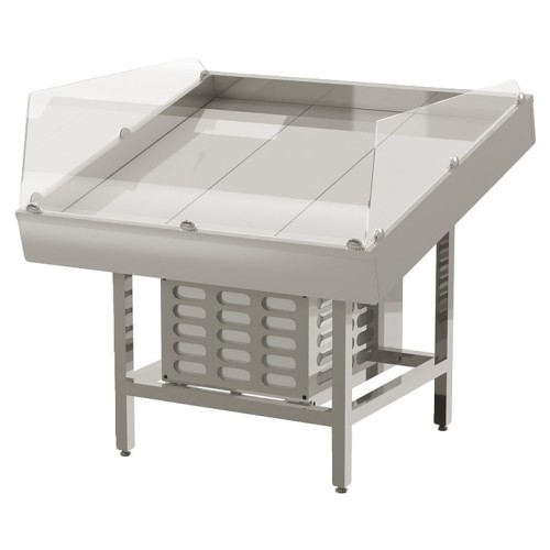 Витрина холодильная Lida Fish V2 (1200х1200х950 мм) угловая внешняя