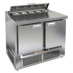 Стол для салатов HICOLD SLE2-11GN (1/6) с крышкой