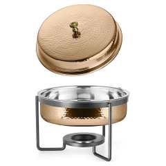Чафинг-диш P.L. Proff Cuisine SG-84464(A) 3 л (нерж. сталь) медный на подставке