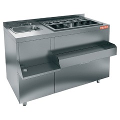 Барная станция HICOLD НБМКС-12/6БПК (с бортом, без ящика)