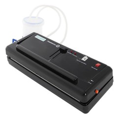 Вакуумный упаковщик Foodatlas DZ-300B Pro c функцией удаления жидкости черный