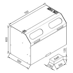 Хлеборезка ИТМ МНХ 5м-1 220В (корпус нержавеющая сталь)
