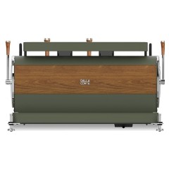 Кофемашина Dalla Corte 1 MC ZERO 2 VOW 400 оливковый хаки, грецкий орех