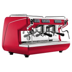 Кофемашина Nuova Simonelli Appia Life 2Gr V красная, высокие группы, экономайзер, автомат