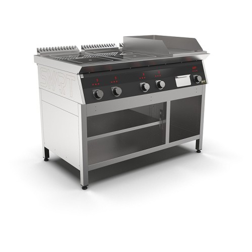 Плита индукционная комбинированная SMART INDUCTION K96-3KPB (с грилем)