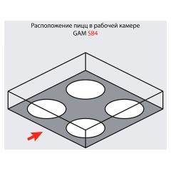 Печь для пиццы GAM SB 4