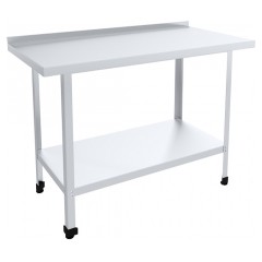 Стол разделочный ПищТех Стандарт СРОб-9/7С304НК-П с бортом