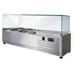 Витрина холодильная Finist ToppingBox НХВсп-3 с прямоугольным стеклом