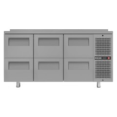 Стол холодильный POLAIR TM3GN-222-GС с бортом