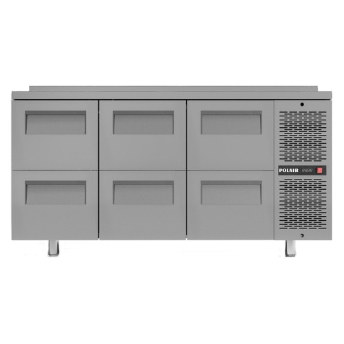 Стол холодильный POLAIR TM3GN-222-GС с бортом