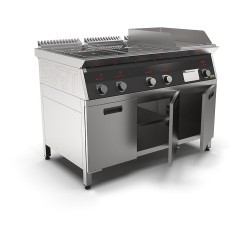 Плита индукционная комбинированная SMART INDUCTION K76-35KRB (с грилем)